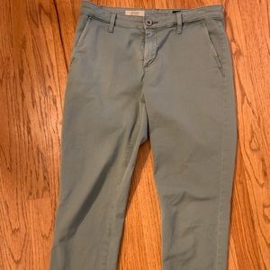 AG The Tristan Green Tailored Trousers